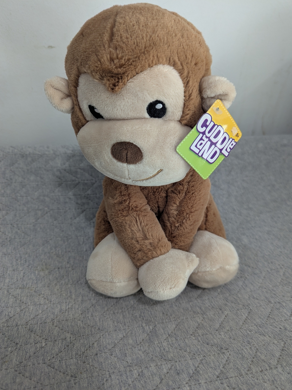 Brown Plush Monkey - Soft Huggable Stuffed Animal